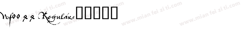 wf0044 Regular字体转换